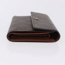 LOUIS VUITTON Monogram Porte TresorEtui Papie Wallet M61202 LV Auth 199402-3