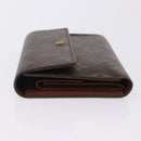 LOUIS VUITTON Monogram Porte TresorEtui Papie Wallet M61202 LV Auth 199402-4