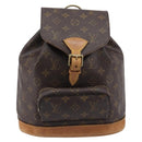 LOUIS VUITTON Monogram Montsouris MM Backpack M51136 LV Auth 199403-13