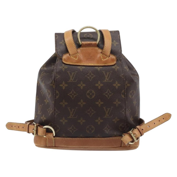 LOUIS VUITTON Monogram Montsouris MM Backpack M51136 LV Auth 199403
