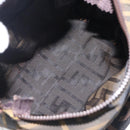 FENDI Zucca Canvas Hand Bag Black Brown Auth 199404-16