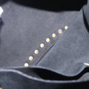CELINE Shoulder Bag Leather Black Gold Auth 199408V-24