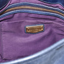 Miu Miu Matelasse Hand Bag Leather 2way Navy Gold Auth 199410V-22