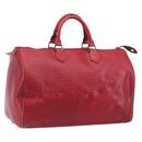 LOUIS VUITTON Epi Speedy 35 Hand Bag Castilian Red M42997 LV Auth 199412-1