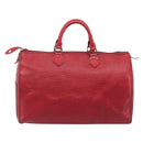 LOUIS VUITTON Epi Speedy 35 Hand Bag Castilian Red M42997 LV Auth 199412-3