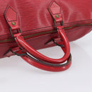 LOUIS VUITTON Epi Speedy 35 Hand Bag Castilian Red M42997 LV Auth 199412-7