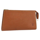 LOUIS VUITTON Epi Pochette Accessoires Pouch Brown M52953 LV Auth 199413-1