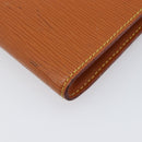 LOUIS VUITTON Epi Pochette Accessoires Pouch Brown M52953 LV Auth 199413-10