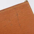 LOUIS VUITTON Epi Pochette Accessoires Pouch Brown M52953 LV Auth 199413-12