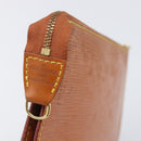LOUIS VUITTON Epi Pochette Accessoires Pouch Brown M52953 LV Auth 199413-14