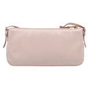 Miu Miu Shoulder Bag Satin Pink Gold Auth 199414A-2