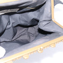 Miu Miu Shoulder Bag Leather Black Gold Auth 199415V-17