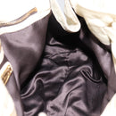 Miu Miu Shoulder Bag Leather Beige Gold Auth 199416A-19