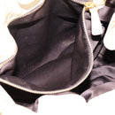 Miu Miu Shoulder Bag Leather Beige Gold Auth 199416A-21