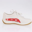LOUIS VUITTON Monogram LV x Supreme Runaway sneakers 1A3EQ5 LV Auth 199430M-23