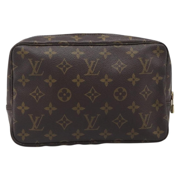 LOUIS VUITTON Monogram Trousse Toilette 23 Clutch Bag M47524 LV Auth 199431A