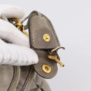 Miu Miu Matelasse Hand Bag Leather 2way Beige Gold Auth 199433V-9