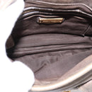 Miu Miu Matelasse Hand Bag Leather 2way Beige Gold Auth 199433V-11