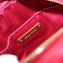 Miu Miu Matelasse Hand Bag Leather Red Gold Auth 199435V-16