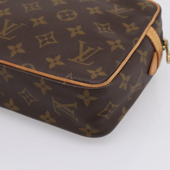 LOUIS VUITTON Monogram Compiegne 23 Clutch Bag M51847 LV Auth 199437