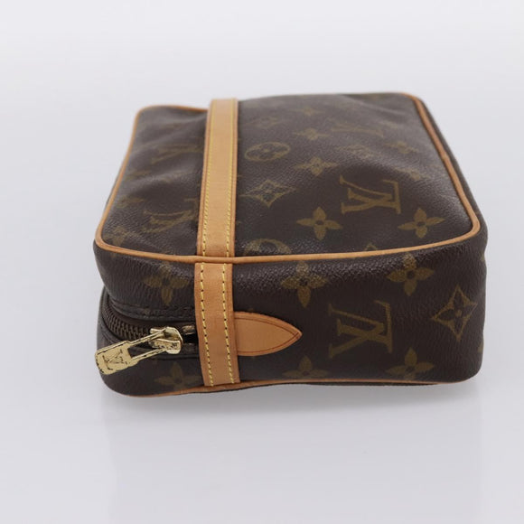 LOUIS VUITTON Monogram Compiegne 23 Clutch Bag M51847 LV Auth 199437