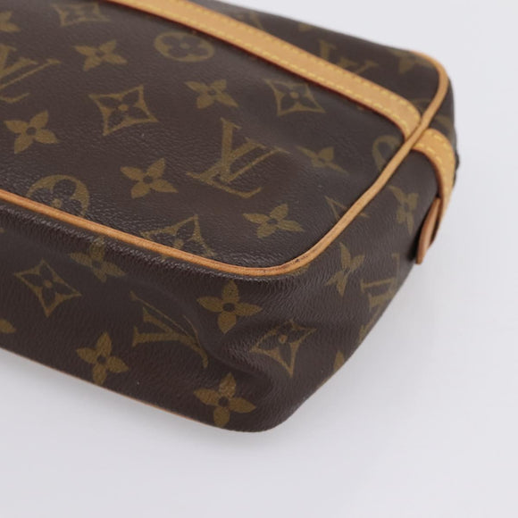 LOUIS VUITTON Monogram Compiegne 23 Clutch Bag M51847 LV Auth 199437