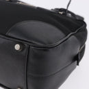 PRADA Hand Bag Nylon Black Silver Auth 199441V-16