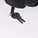 PRADA Hand Bag Nylon Black Silver Auth 199441V-21
