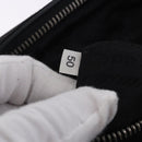 PRADA Hand Bag Nylon Black Silver Auth 199441V-9