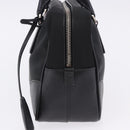 PRADA Hand Bag Nylon Black Silver Auth 199441V-3