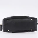 PRADA Hand Bag Nylon Black Silver Auth 199441V-5