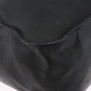 PRADA Tote Bag Leather Black Silver Auth 199442V-15