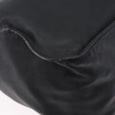 PRADA Tote Bag Leather Black Silver Auth 199442V-17