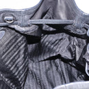 PRADA Tote Bag Leather Black Silver Auth 199442V-24