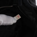 PRADA Tote Bag Leather Black Silver Auth 199442V-11