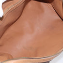 CELINE Macadam Canvas Boston Bag PVC Leather Brown Gold Auth 199445-19