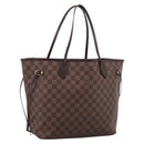 LOUIS VUITTON Damier Ebene Neverfull MM Tote Bag N51105 LV Auth 199447-1