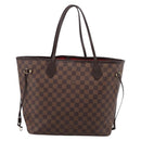 LOUIS VUITTON Damier Ebene Neverfull MM Tote Bag N51105 LV Auth 199447-2