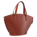 LOUIS VUITTON Epi Saint Jacques Shopping Bag Brown M52263 LV Auth 199450-1