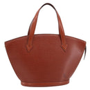 LOUIS VUITTON Epi Saint Jacques Shopping Bag Brown M52263 LV Auth 199450-2