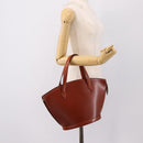 LOUIS VUITTON Epi Saint Jacques Shopping Bag Brown M52263 LV Auth 199450-21