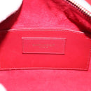 SAINT LAURENT Baby Duffel Hand Bag Leather 2way Red Gold Auth 199452V-20