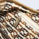GUCCI GG Canvas Princi Tote Bag Beige Gold 163305 Auth 199454-22