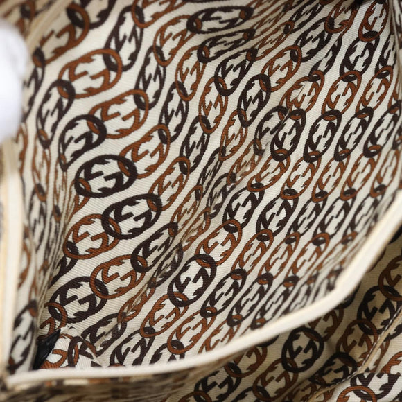 GUCCI GG Canvas Princi Tote Bag Beige Gold 163305 Auth 199454