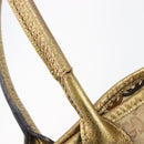 GUCCI GG Canvas Princi Tote Bag Beige Gold 163305 Auth 199454-9