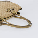 GUCCI GG Canvas Princi Tote Bag Beige Gold 163305 Auth 199454-7