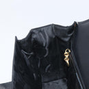 Salvatore Ferragamo Gancini Shoulder Bag Leather Black Gold Auth 199456-20