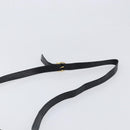 Salvatore Ferragamo Gancini Shoulder Bag Leather Black Gold Auth 199456-14