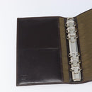 FENDI Zucca Canvas Day Planner Cover Brown Black Auth 199457-19