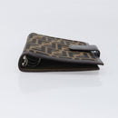 FENDI Zucca Canvas Day Planner Cover Brown Black Auth 199457-6